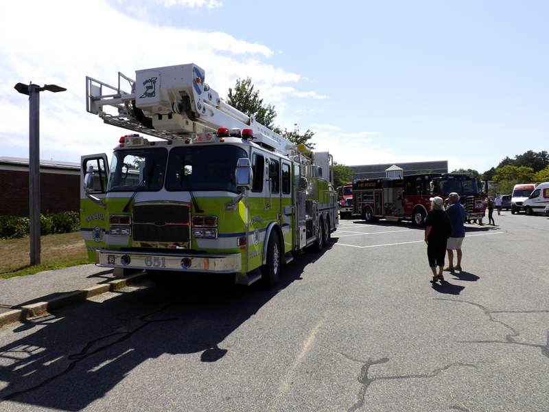 Naturally there was a showing from a few fire departments, seeing as how it was their car show.